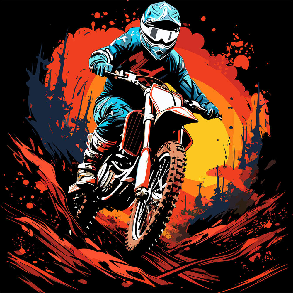 Biker Illustration